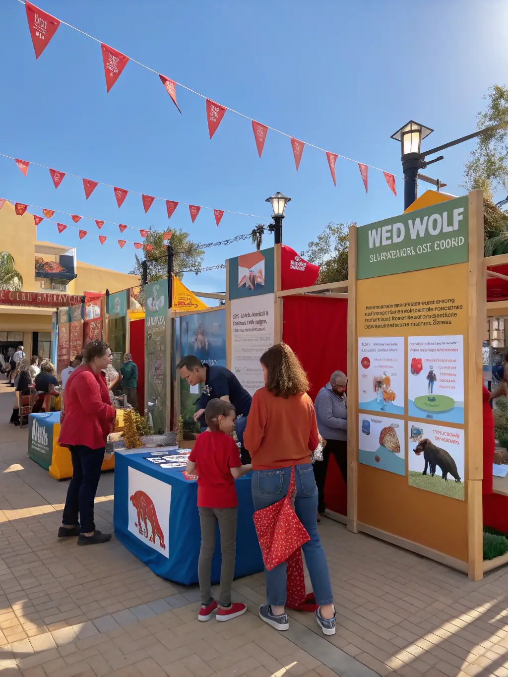A community event focused on raising awareness about local wildlife and conservation efforts, featuring educational displays and interactive activities.